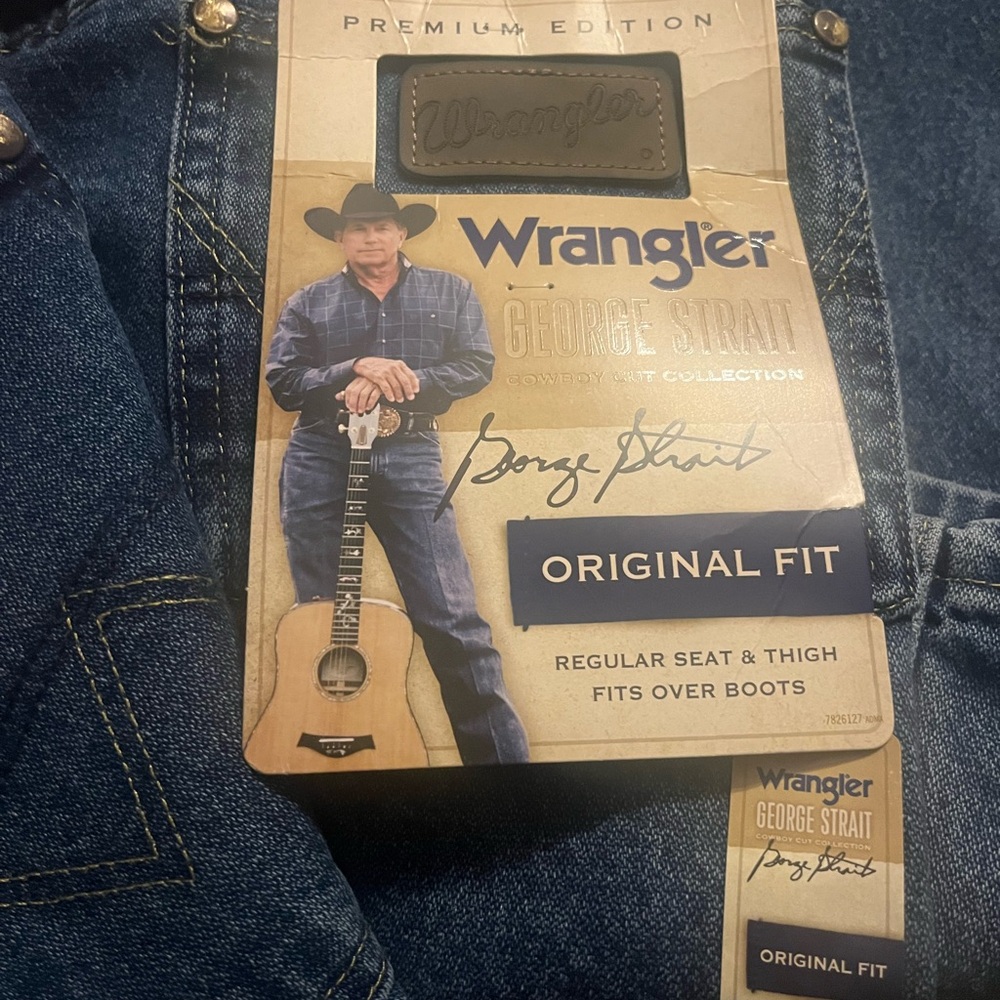 Wrangler George Strait Cowboy Cut Bootcut Jeans - Indigo